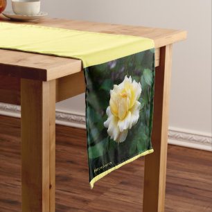 Chemin De Table Court Coureur de table rose jaune
