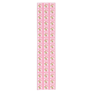 Chemin De Table Court Coureur de table tulipes roses