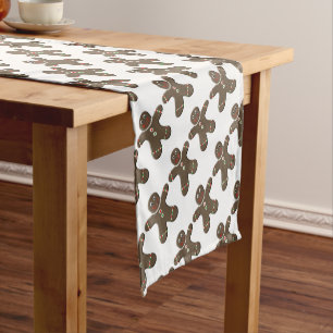 Chemin De Table Court Coureur mignon de Tableau de vacances de bonhomme