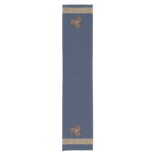 Chemin De Table Court Coutume (bleue) de Triskelion de Celtic
