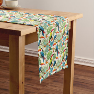 Chemin De Table Court Couvert de Toucan Tropical