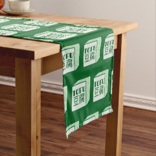 Chemin De Table Court Cube japonaise de tofu