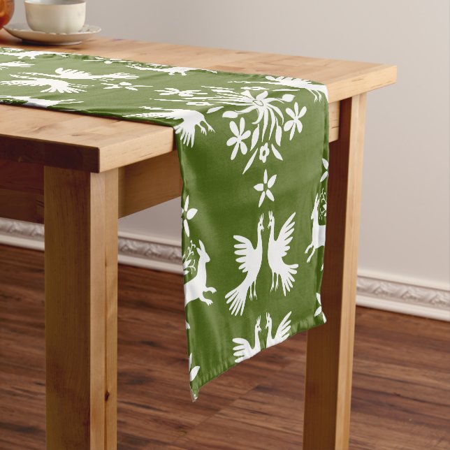 Chemin De Table Court Décor mexicain Otomi (In Situ)