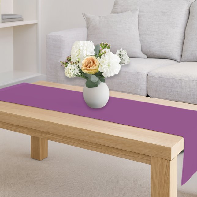 Chemin De Table Court Décor romantique lilas massif (Créateur téléchargé)