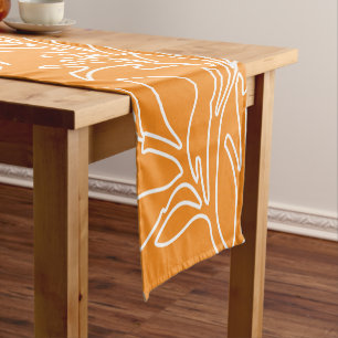 Chemin De Table Court Design floral 35