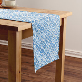 Chemin De Table Court Diamant bleu glace Plaid Motif moderne