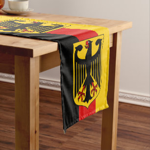 Chemin De Table Court Drapeau allemand, décoration de la fan house Eagle