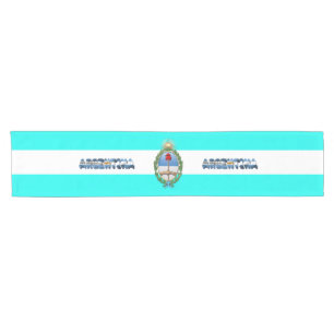 Chemin De Table Court Drapeau argentin