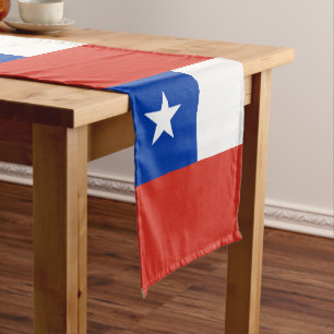 Chemin De Table Court Drapeau chilien & décoration de la maison de venti