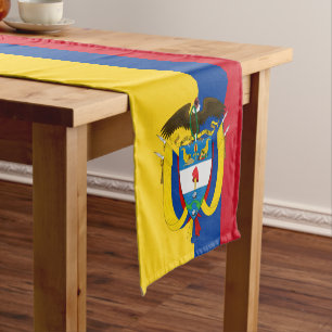 Chemin De Table Court Drapeau colombien & décoration de maison Colombie 