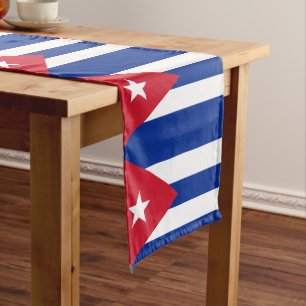 Chemin De Table Court Drapeau cubain & Sports décoration de la maison /