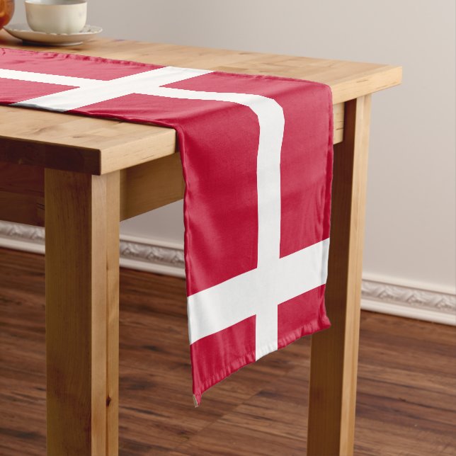 Chemin De Table Court Drapeau danois & Danemark Voyage, vacances/sports  (In Situ)