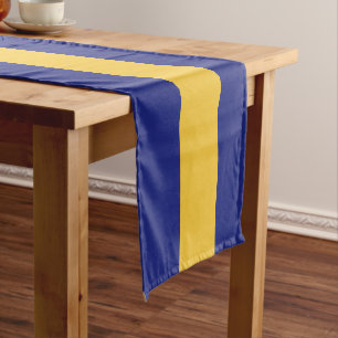 Chemin De Table Court Drapeau de la Barbade