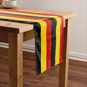 Chemin De Table Court Drapeau de l'Ouganda