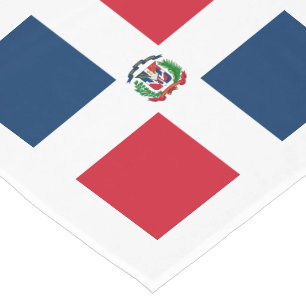 Chemin De Table Court Drapeau : La République Dominicaine