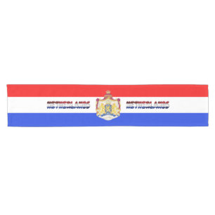 Chemin De Table Court drapeau néerlandais
