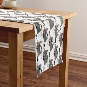 Chemin De Table Court Drôle wildebeest tourner dessin animé illustration
