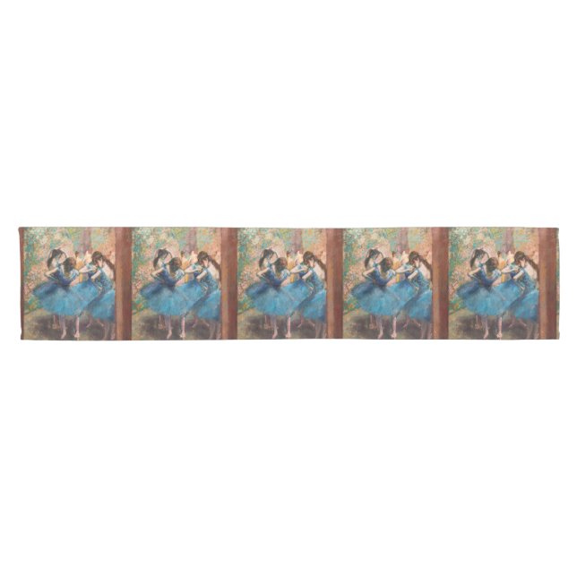 Chemin De Table Court Edgar Degas - Danseurs en bleu (Horizontal)