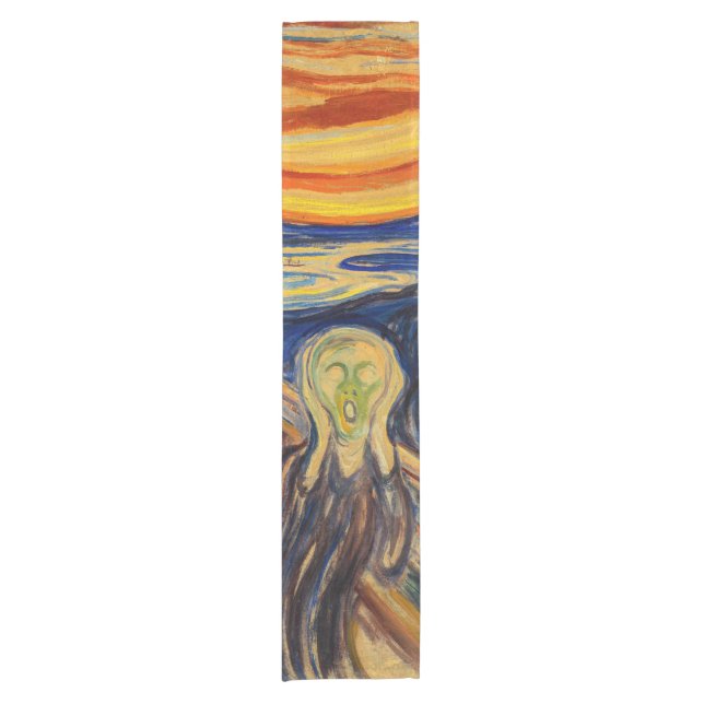 Chemin De Table Court Edvard Munch - Le cri 1910 (Devant)