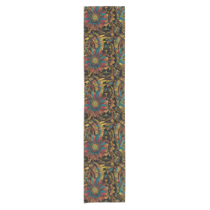 Chemin De Table Court Elégant Turquoise "Aztec Dream" Coureur de table d