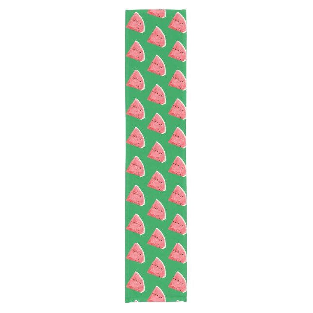 Chemin De Table Court Eté Watermelon Slices Motif (Devant)