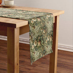 Chemin De Table Court Fade to Grace - gothique baroque