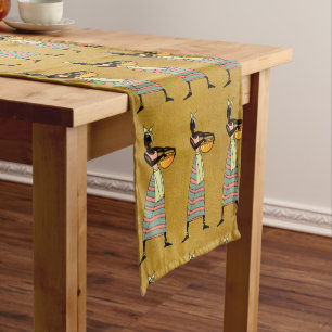 Chemin De Table Court Femmes de l'Afrique Table Runner