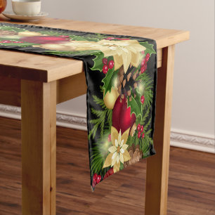 Chemin De Table Court Festive Jardin de la Table Runner