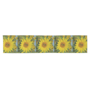 Chemin De Table Court fleur de soleil jaune fleur d'été