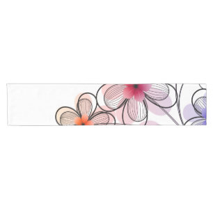 Chemin De Table Court Fleurs modernes lumineuses