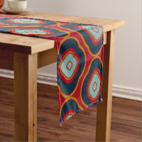 Formes Vintages classiques Motif rouge et bleu mar