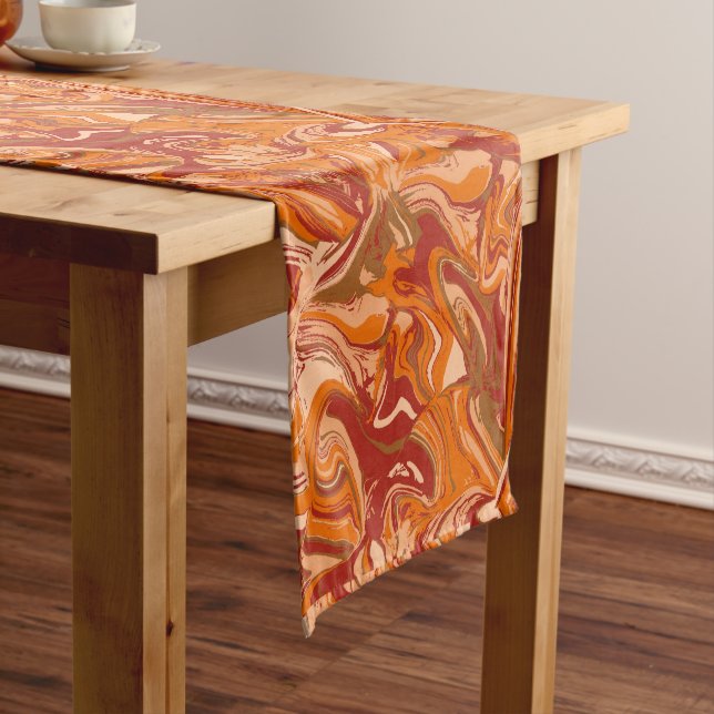 Chemin De Table Court Gâteau Orange (In Situ)