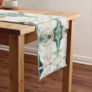 Chemin De Table Court Géorgie vintage O'Keefe 1932 Jimson Weed