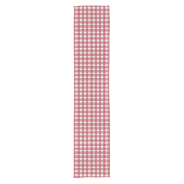 Chemin De Table Court Gingham Charm Red (Devant)