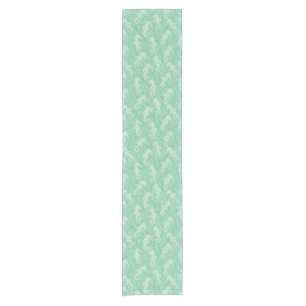Chemin De Table Court Hippocampe vert de récif coralien de Seafoam