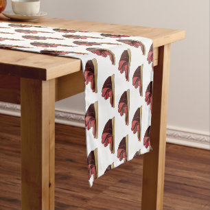 Chemin De Table Court Illustration de jambon