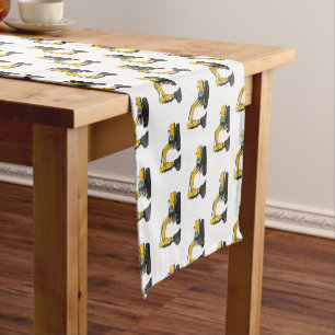 Chemin De Table Court Illustration de la pelle Crawler