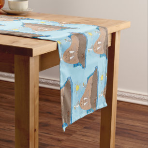 Chemin De Table Court Illustration drôle de morse joyeux