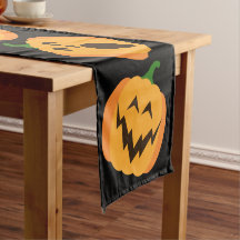 Jack o' lanterne Halloween Table Runner