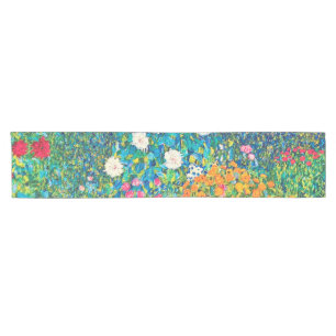 Chemin De Table Court Jardin aux fleurs, Gustav Klimt
