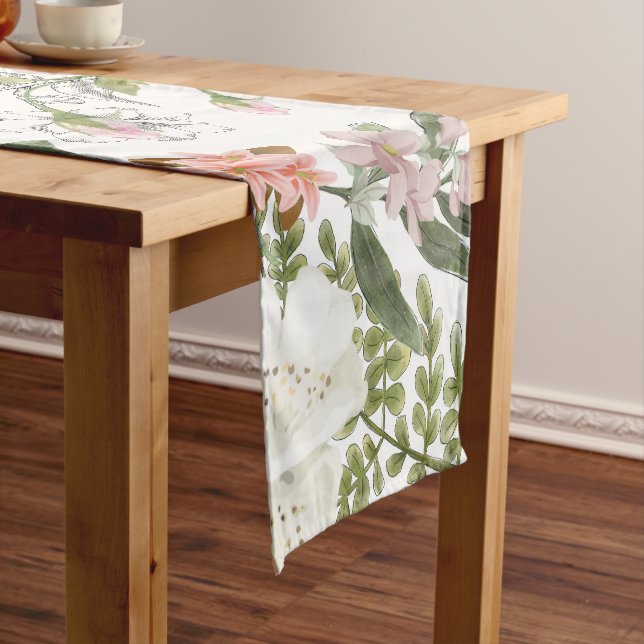 Chemin De Table Court Jardin d'été | Runner table (In Situ)