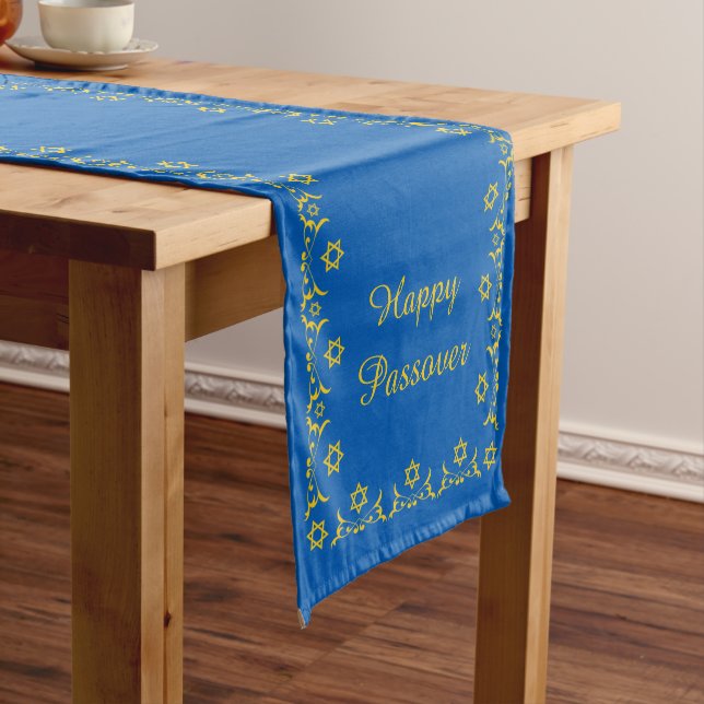 Chemin De Table Court Joyeux Pâque Courte Table Runner (In Situ)