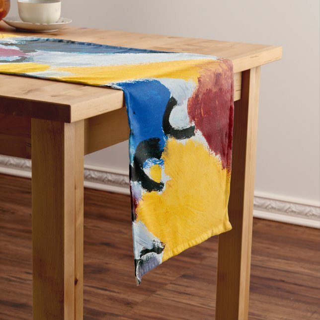 Chemin De Table Court Kandinski Impression III Concert Peinture Abstrait (In Situ)
