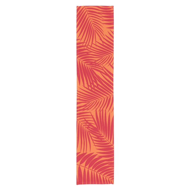 Chemin De Table Court Kona Palms Hawaiian Leaf (Devant)