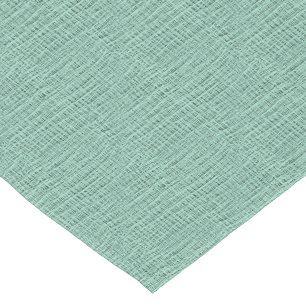 Chemin De Table Court Le regard de la texture bleue d'armure de gaze de