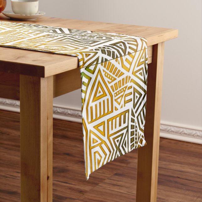 Chemin De Table Court "L'esthétique africaine : manger avec distinction" (In Situ)