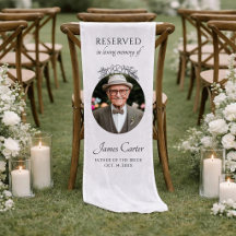 Linge Mémorial Personnalisé Père de la Mariée