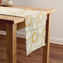 Chemin De Table Court Lot Éclipsez Mid-Century Modern - Black lines
