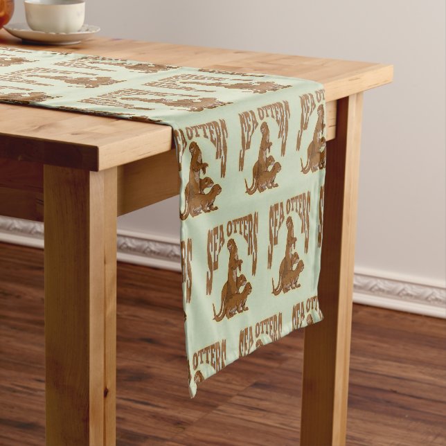 Chemin De Table Court Loutres de mer (In Situ)