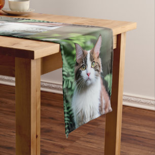 Chemin De Table Court Lulu Le Chat De Poupée, Coureur De Table